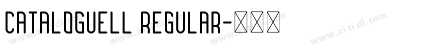 CatalogueLL Regular字体转换